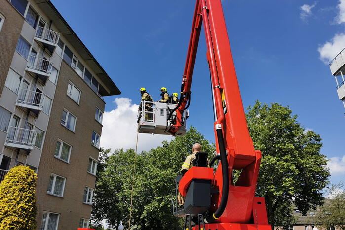 Dakdekker veroorzaakt brand bij werkzaamheden