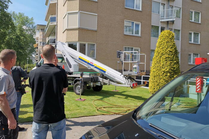 Dakdekker veroorzaakt brand bij werkzaamheden