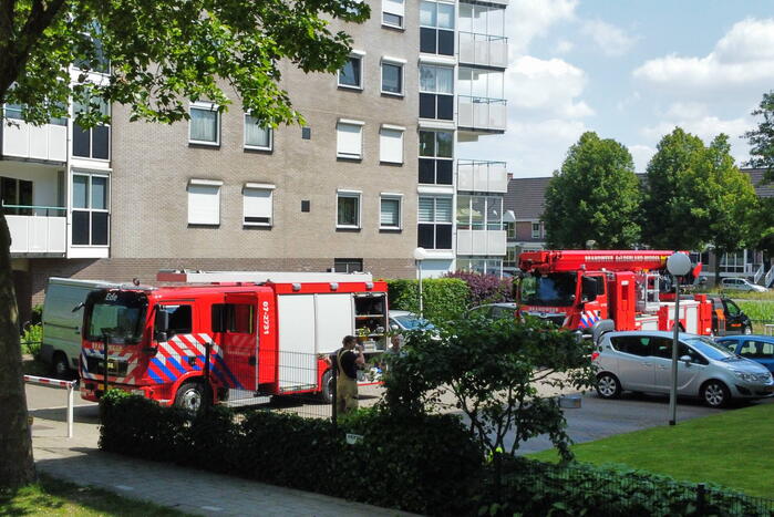 Dakdekker veroorzaakt brand bij werkzaamheden