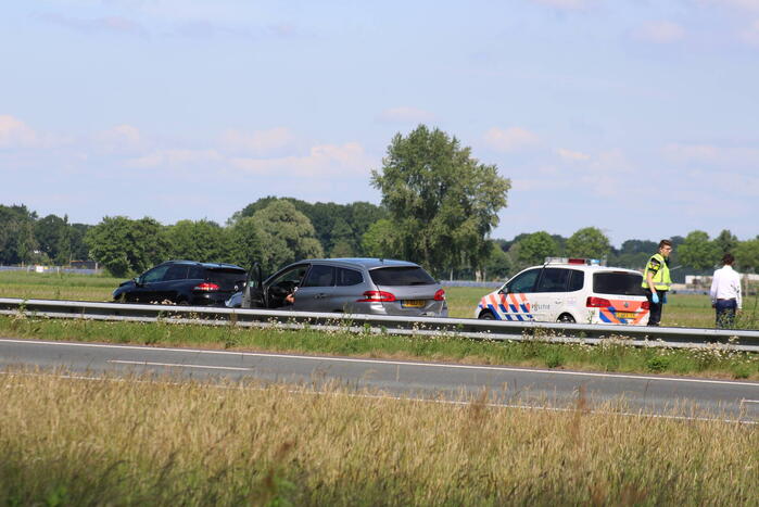 Kop-staart aanrijding zorgt voor flinke vertraging