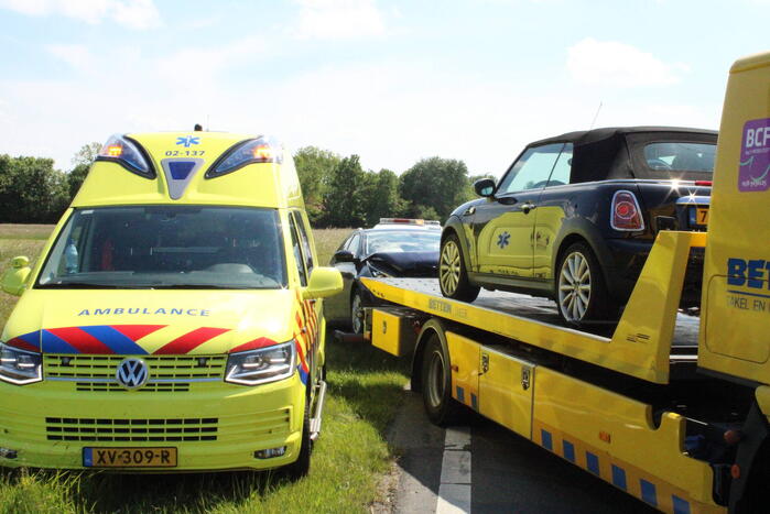 Meerdere voertuigen betrokken bij aanrijding