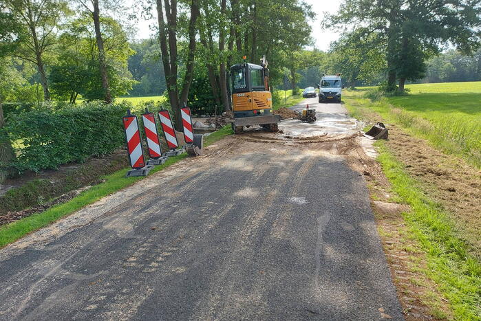 Reparatiewerkzaamheden na leidingbreuk