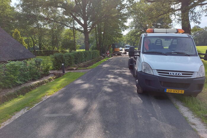 Reparatiewerkzaamheden na leidingbreuk