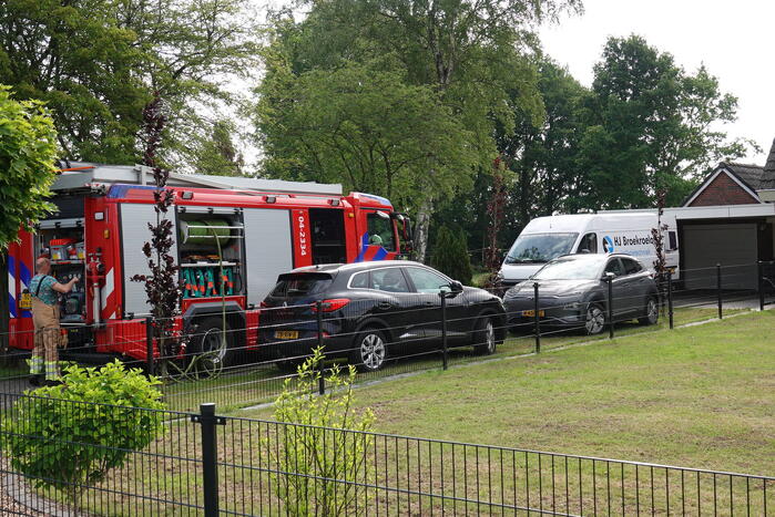 Werkzaamheden op dak veroorzaakt brand