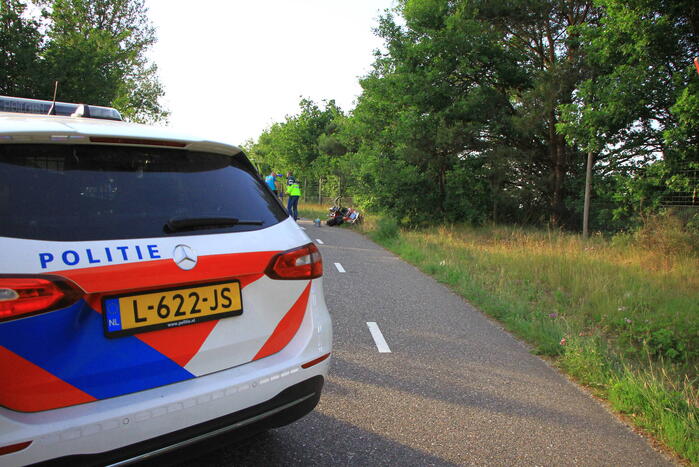 Traumahelikopter landt voor ongeval