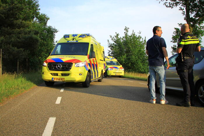 Traumahelikopter landt voor ongeval