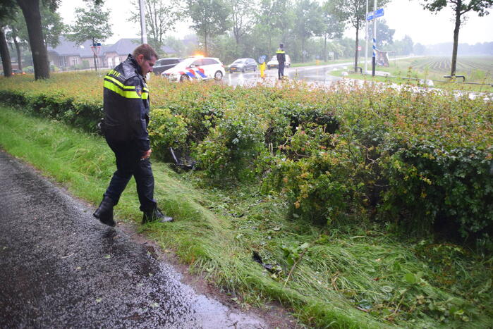 Automobilist aangehouden na eenzijdig ongeval