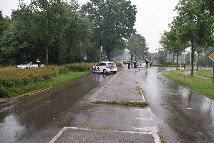 Automobilist aangehouden na eenzijdig ongeval
