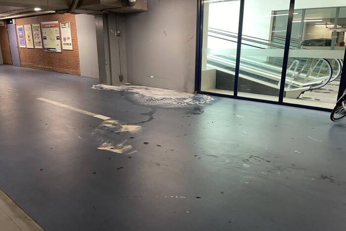 Brand in parkeergarage snel onder controle