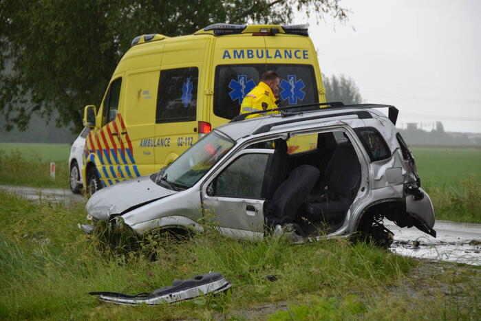 Persoon gewond na ernstig ongeval