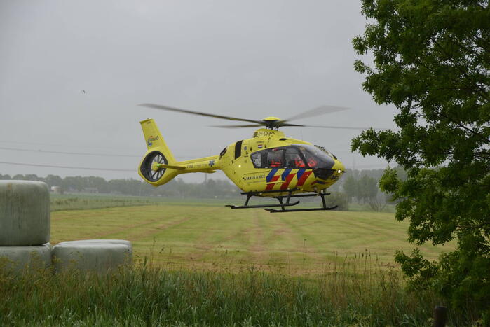 Persoon gewond na ernstig ongeval