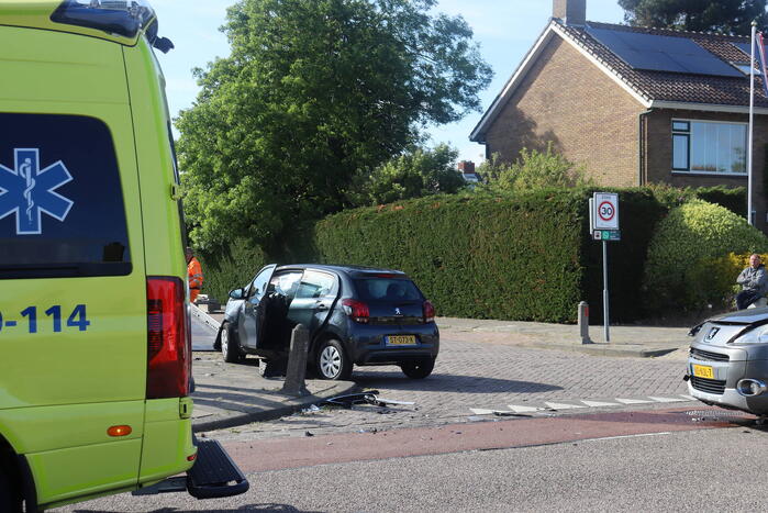 Schade bij aanrijding op kruising