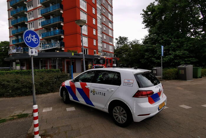 Rook in appartement door aangebrand broodje in magnetron