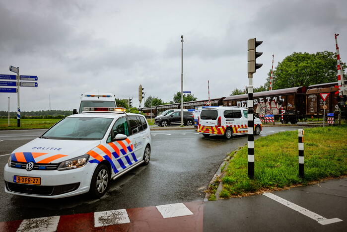 Wagon Ponlijn gekanteld
