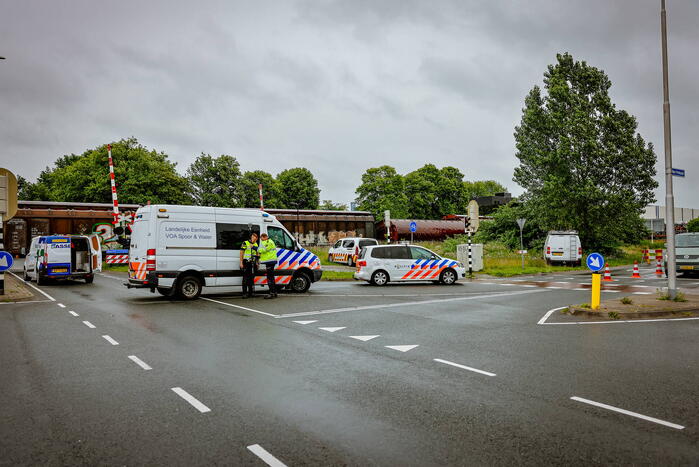 Wagon Ponlijn gekanteld