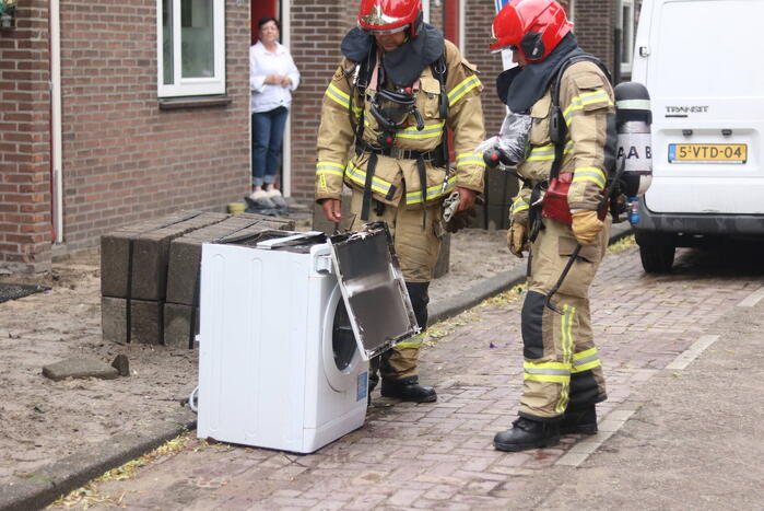 Droger veroorzaakt brand in woning
