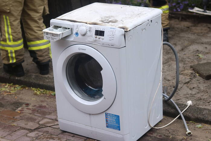 Droger veroorzaakt brand in woning