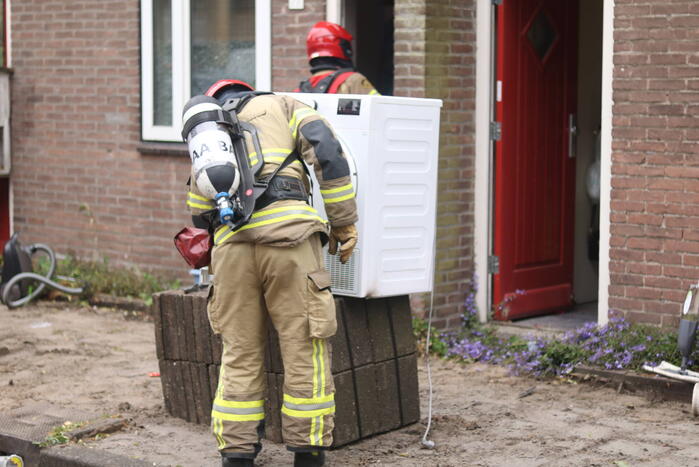 Droger veroorzaakt brand in woning
