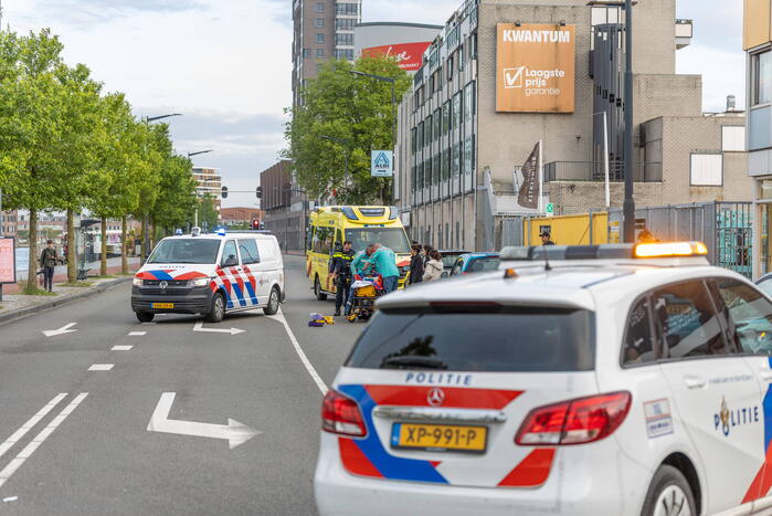 Scooterrijder gewond bij aanrijding