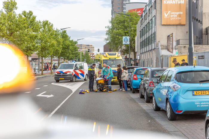 Scooterrijder gewond bij aanrijding