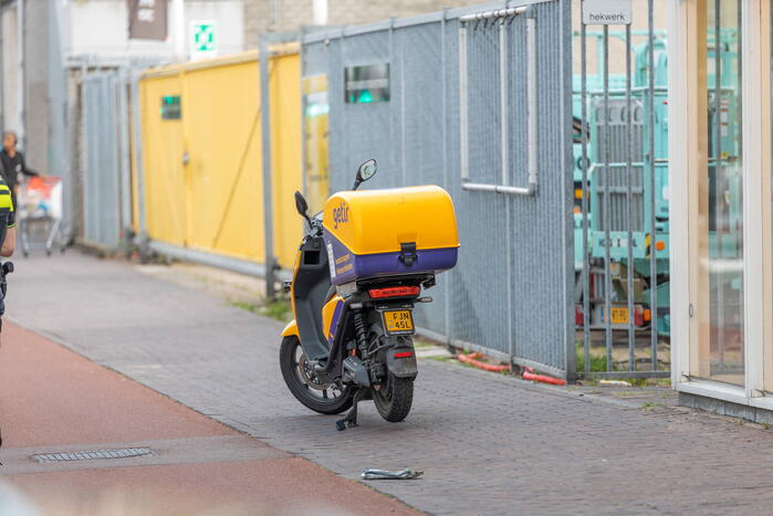 Scooterrijder gewond bij aanrijding