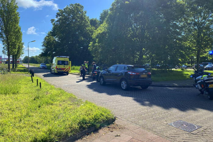 Fietser gewond bij aanrijding met auto