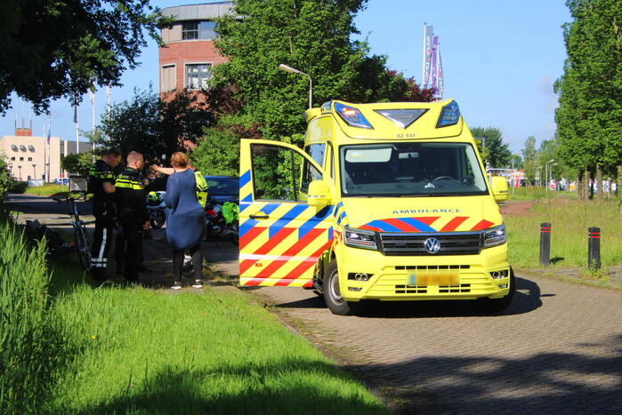 Fietser gewond bij aanrijding met auto