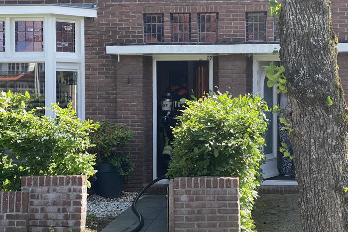 Brand op zolder van woning