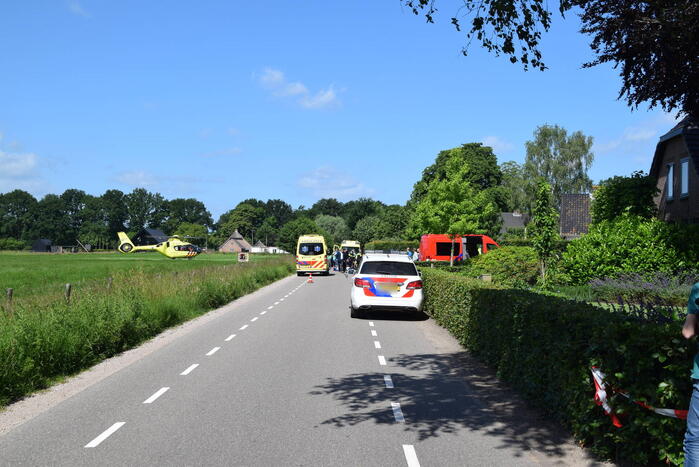 Motorrijder overleden bij botsing met auto