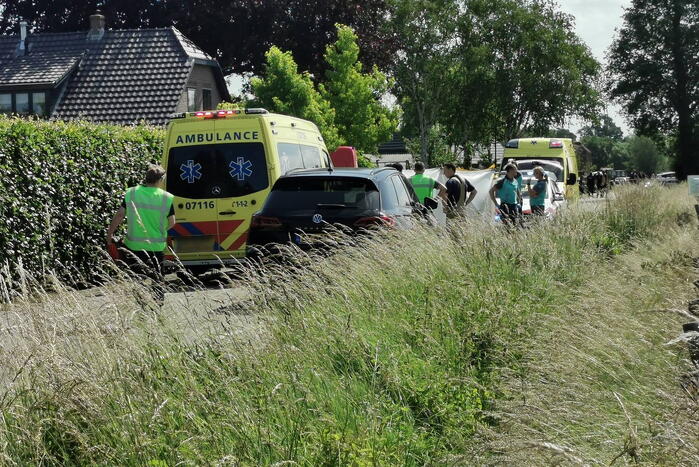 Motorrijder overleden bij botsing met auto