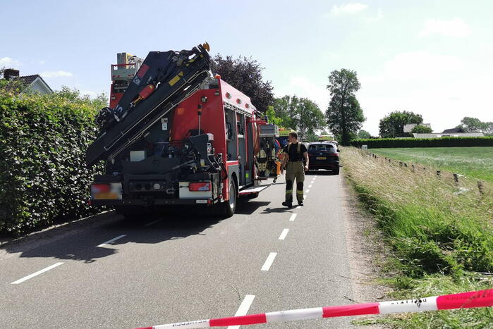 Motorrijder overleden bij botsing met auto