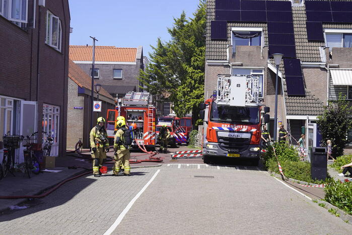 Hevige brand in filiaal van Hema