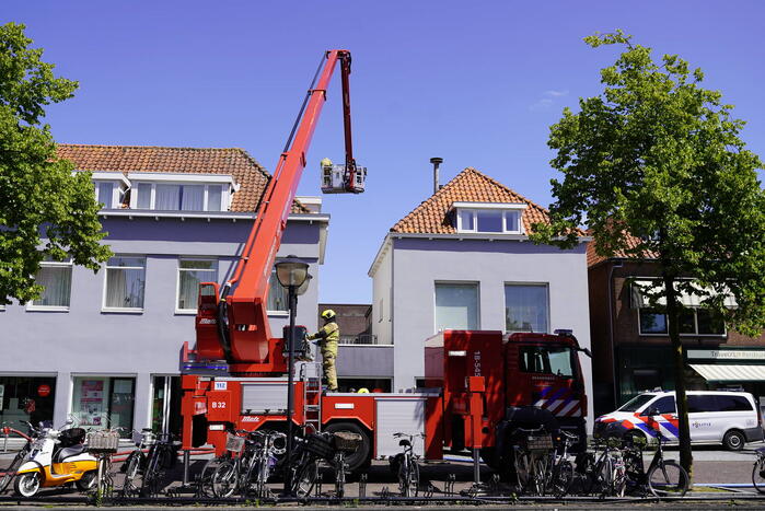 Hevige brand in filiaal van Hema