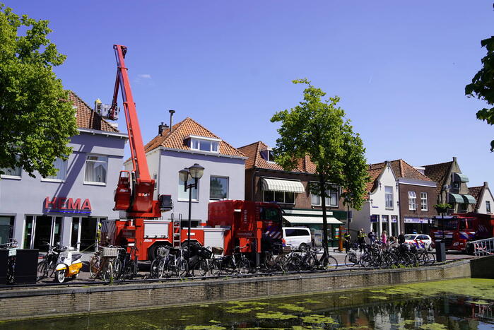 Hevige brand in filiaal van Hema