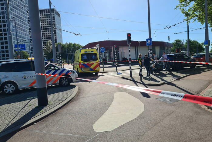 Scooterrijder gewond bij botsing met auto