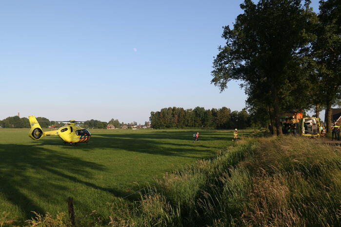 Ernstig ongeval met traktor