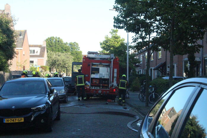 Mogelijk asbest vrijgekomen bij brand