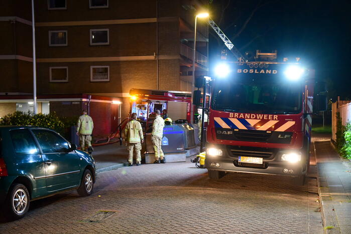 Flat ontruimd na zeer grote brand