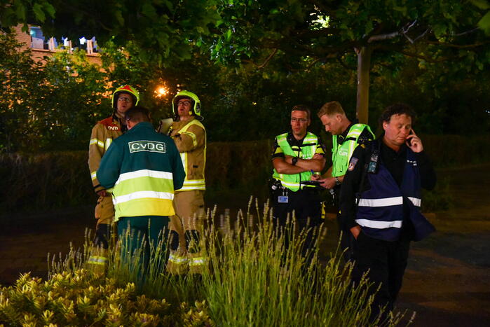 Flat ontruimd na zeer grote brand