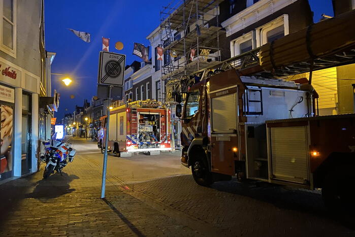 Politie neemt spullen in beslag na brandmelding