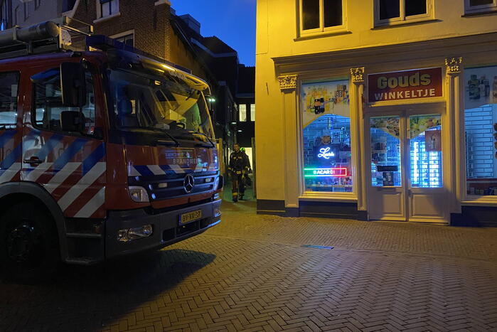 Politie neemt spullen in beslag na brandmelding