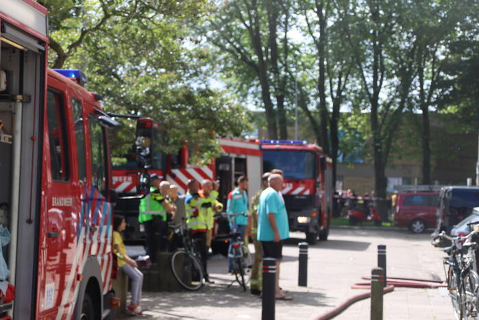 Flinke rookontwikkeling bij brand in flatgebouw