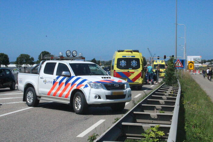 Veel schade bij kop-staart botsing