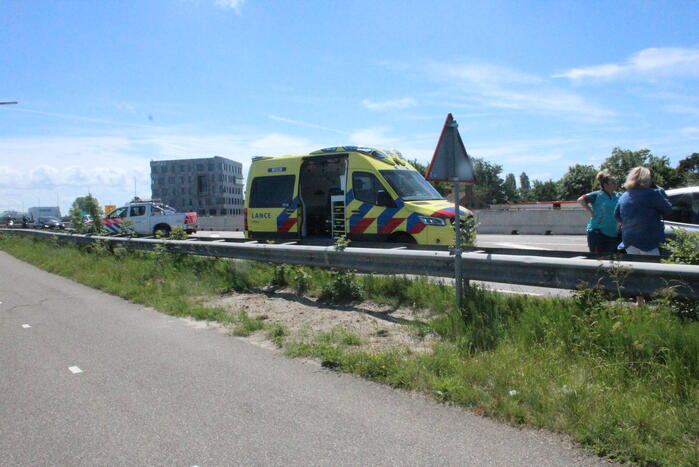 Veel schade bij kop-staart botsing