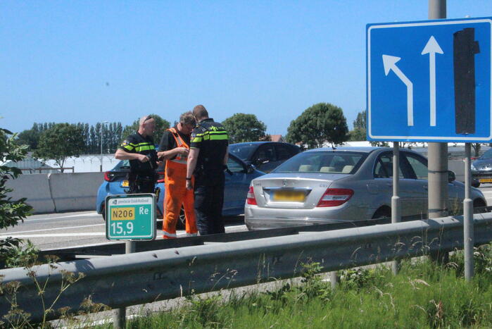 Veel schade bij kop-staart botsing