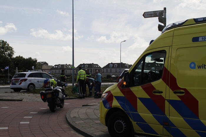 Agressieve man in de boeien na ongeval