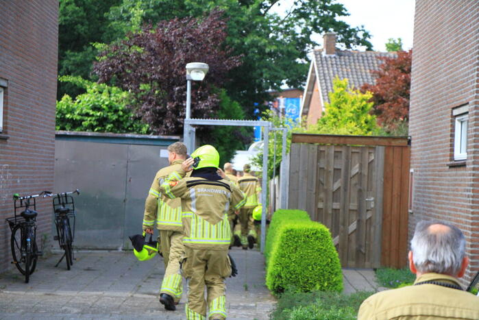 Buurtbewoner zorgt voor overlast met vuur