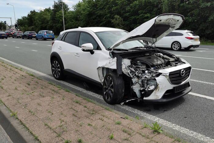 Twee auto's betrokken bij verkeersongeval