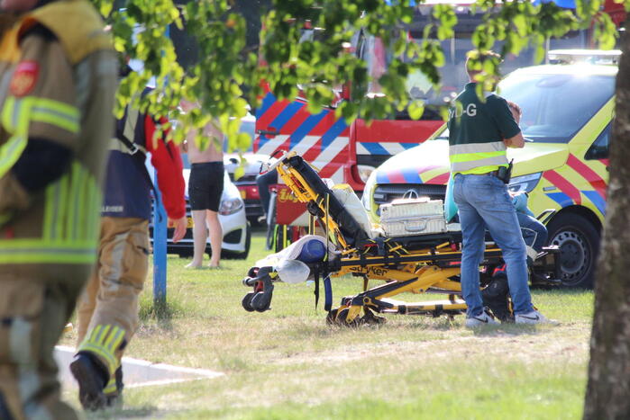Grote zoekactie naar drenkeling in Hulsbeek Recreatiepark