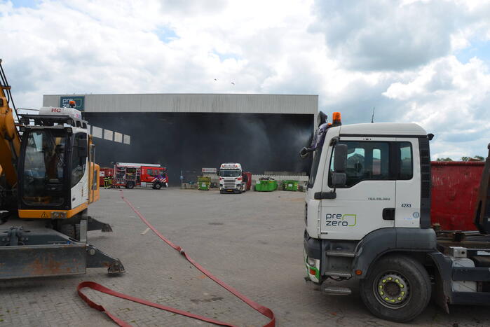 Flinke rook bij brand afvalverwerker Pre Zero